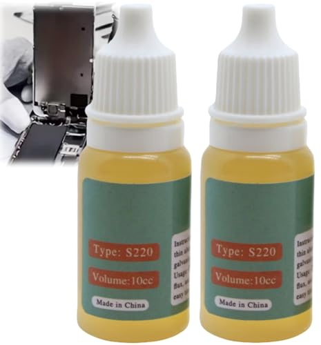 2PCS Soldering Flux Drops,Soldering Flux,Sta-inless Ste-el Soldering Flux,Rosin Solder Flux Paste,Soldering Flux Liquid for Electronics Repair,Flux Soldering Paste,Liquid Flux,Welding Supplies