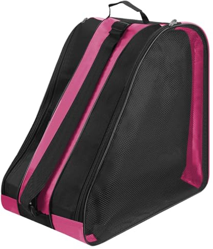 Sac à Patins à Glace - Sac à roulettes | Sacs de Rangement pour Chaussures de Patinage à Trois Couches | Sacs de Transport de Patins de Hockey sur Glace pour Les Charges |