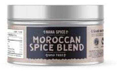 Nana Spice Moroccan Spice Blend 100g | Authentic Moroccan Seasoning Mix for Tagine, Couscous, Grilled Meats, Vegetables, Soups & Marinades | Aromatic North African Spice Blend