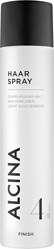 ALCINA Haar Spray Aerosol | 1 x 400 ml | Schwereloses Haarspray mit elastischem Halt | Feiner Sprühnebel | Optimaler Schutz bei Wind & Feuchtigkeit | Nicht verklebend & beschwerend | Alle Haarlängen