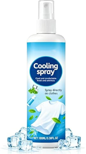 Spray Rinfrescante - 100 ml Idratante Non Collant, Freschezza | Per lenitivo Rinfrescante Idratante Viso Pelle Viaggio Estate Donne Uomini Palestra Sport Abbigliamento