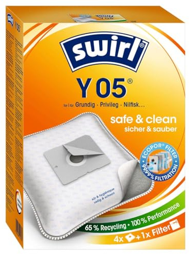 Swirl Staubsaugerbeutel Y05 / Y 05 Airspace für AEG Smart, Clatronic, Dirt Devil