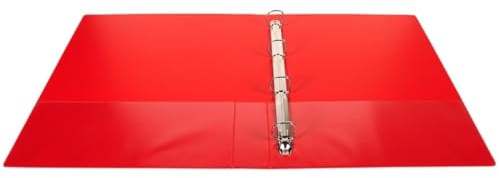 Exacompta 10 x Präsentationsringbuch Kreacover A4+ 25mm 4 Ringe rot
