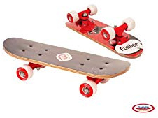 D'arpeje Outdoor OFUN247R rolig liten trä skateboard, färgsorterad