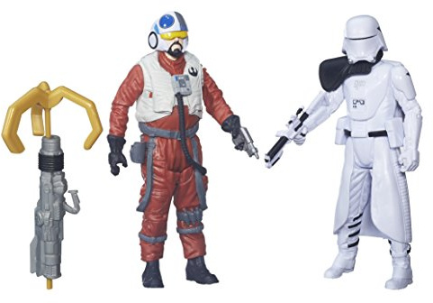 Hasbro Star Wars Figuren Sidon Ithano und Quiggold aus Star Wars: Das Erwachen der Macht, 9,5 cm groß - 2-teiliges Set