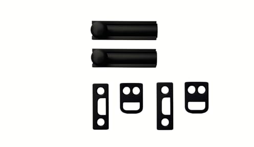 QCAA Solid Brass Surface Bolt, 2, ORB Oil Rubbed Bronze, 2 Pack, Made in Taiwan