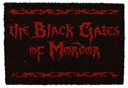 SD TOYS Le Seigneur des Anneaux - Felpudo The Black Gates of Mordor 60 x 40 cm