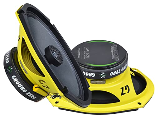 Ground Zero GZCF 69SPL - 15x23 cm (6x9 Zoll) 2-Wege-Lautsprecher mit 300 Watt (RMS: 150 Watt)