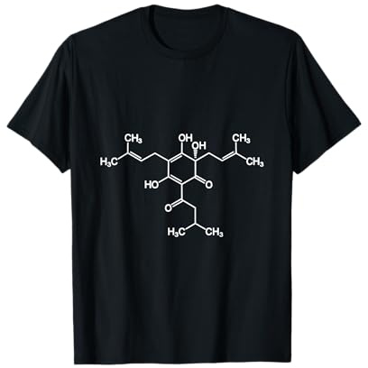 T-shirt molécule de bière, humulone | brassage, houblon T-Shirt