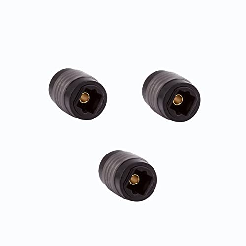 rgzhihuifz Fiber Optic Cable Extender Female to Female Optical Toslink Digital Audio Extension Adapter