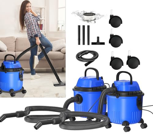 VickyHome Aspirateur Soufflant Humide Et Sec 3 en 1 pour Sols Durs, 16kp Aspirateur À Eau pour L'extérieur Et L'intérieur, 800W 240V, pour Le Sol, Le Canapé Et Les Fenêtres De Voiture