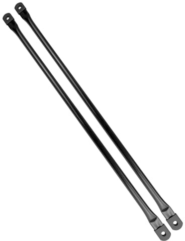 2 Pcs 31.5 Inch Black Garden Swing Replacement Rods, 80 cm | Black Metal Round Rods Connect the Swing Seat to the Frame, Include 2 Rods Measuring 80cm/31.5Inch