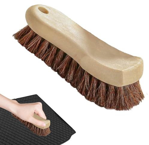 Horse Hair Brush - Leather Cleaning Brush | Leather Brush | Car Detailing Brush For Leather Cleaning | Multifunctional Applicator Clenaing Tool For Car Interiors, Boots, Sneakers, Car Seats