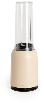 CREATE/MOI STUDIO/Batidora de vaso arena/Tritura y emulsiona, para smoothies y batidos, vaso 400 ml, individual, libre de BPA, portátil, cuchillas de acero inoxidable, 230W