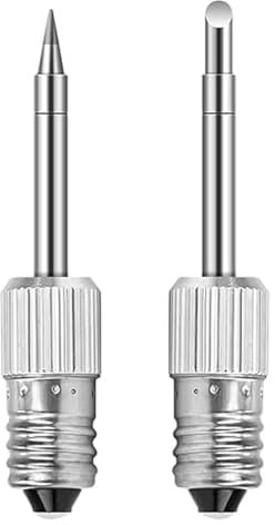Giyofom Kit de Fer à Souder Sans 2 Pièces, 2 Formes et Tailles Différentes Peuvent Atteindre N'Importe Application de Soudage Dont Vous Avez Besoin