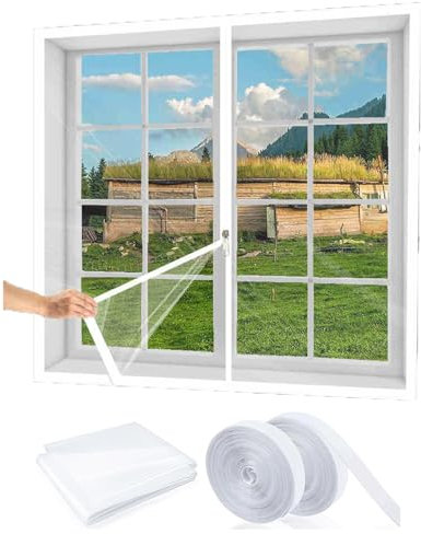 170x80cm(W*H),Conservatory Window Insulation Secondary Double Glazing Film Draught Excluder