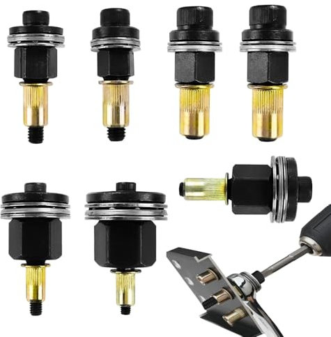 6 Pièces Ecrou a Sertir Manuel, Insert Fileté Metal M3 M4 M5 M6 M8 M10