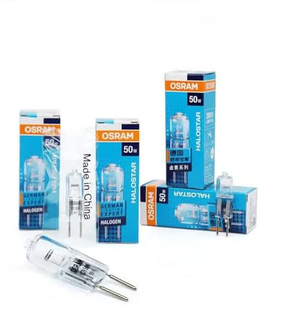 airgoesin 4pcs 12V 50W Halogen Bulb GY6.35 Base for Dental Chair Unit Instrument Replacements