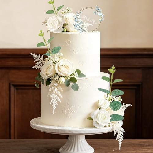 LaVenty Wedding Cake Topper Acrylic Cake Decorations