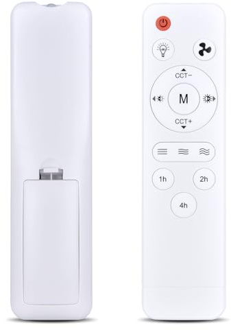 WKOLF Nouveau kit de télécommande universelle pour la plupart des plafonniers LED RGB (Veuillez vous assurer que votre ancienne télécommande correspond à l'image)