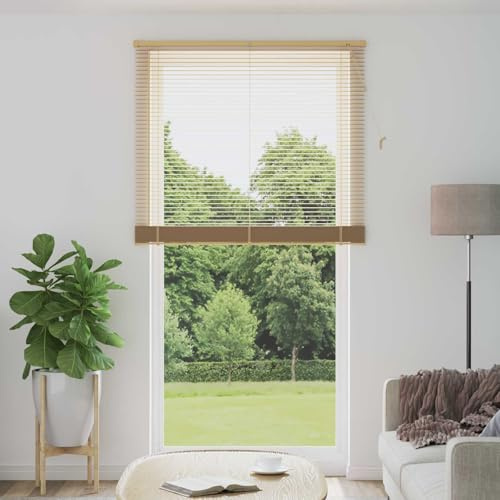 Mokuyary - Estor veneciano (213 x 120 cm, PVC, protección de la privacidad y sol para ventanas, hogar, interior