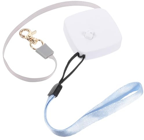 Mini Retractable Nylon Dog Leash for Small Dogs Walking | Plastic and Nylon Build, White Color, for Jogging and Daily Use, Easy Handling for PET Owners Random Color