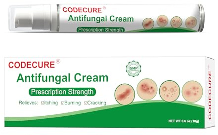 Antifungal Skin Cream: Antifungal Cream, for Athlete's Foot, Jock Itch and Ringworm Care - Mild Formula - Suitable for Feet and Body (18G 1-Pack)