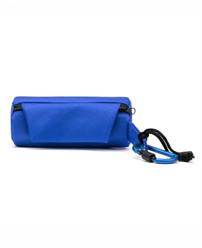 lionto Dog Treat Pouch, 18 x 7 x 7 cm, Water-resistant Treat Bag, Blue | Training pouch with zip, carabiner hook and drawstring, durable treat bag for dogs, 18 x 7 x 7 cm, for everyday dog care