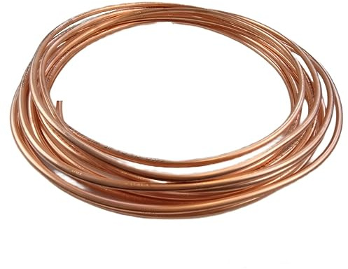 Fittingstore - METERWARE - Kupferrohre in Ringen, weich (R 220), DIN EN 1057 / DVGW - Kupferrohr (Rohr Ø außen: 6 mm)