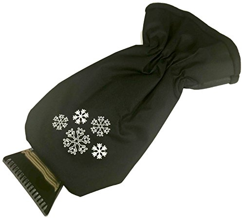 Glart 44EH Professional Ice Scraper with Warm Glove, Black ,2.0 cm*30.0 cm*10.0 cm