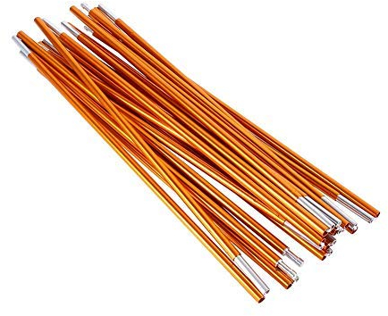 VGEBY Zeltstangen, 2Pcs Aluminiumlegierung Zeltstange Stützstange Gestänge für Camping Backpacking Hängematten Shelters und Markisen
