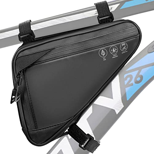 Nasjac Fahrrad Rahmentasche Dreiecktasche, wasserdichte Rahmentasche Fahrrad, reflektierende Fahrradtasche Rahmen Werkzeugtasche mit große Kapazität für Mountainbike Rennrad E-Bike Gravelbike