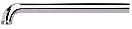 Messing Wandrohr 350mm für Röhrensiphon Siphon, Keymark Verlängerung Extra Lang Rohr mit 90° Bogen 32mm für Geruchsverschluss Flaschensiphon, Verchromt