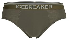 icebreaker Merino Anatomica Men’s Underwear Briefs, Merino Wool Base Layer - Stretchy, Comfortable Thermal Underwear for Men with Contoured Pouch, Ski Thermals for Men - Loden, XX-Large