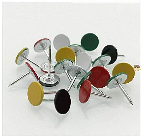 Blasennägel, Stecknadeln, Stecknägel, Wandnägel, Sofanägel, Heftnägel, Rundkopfnägel, Flachkopfnägel, Tapetennägel-16 * 20 * 100 Stück * Silber