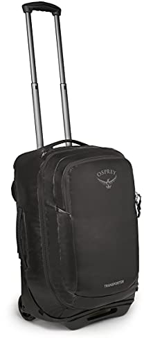 Osprey Rolling Transporter Carry-On strapazierfähiger Rollkoffer, Unisex Black O/S