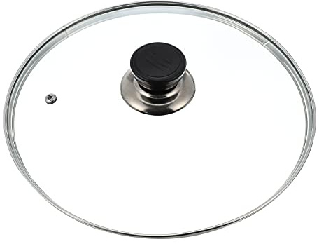 Couvercle De Rechange Universel En Verre Trempé Pour - Rond 22 Cm Facile À Et À Tenir