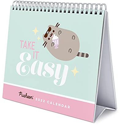 Grupo Erik Calendario escritorio Deluxe 2022 Pusheen Foodie Collection-Calendario 2022 sobremesa-Calendario 2022 Pusheen │ Calendario Pusheen-Calendario mesa 2022-Calendario anual-Licencia oficial