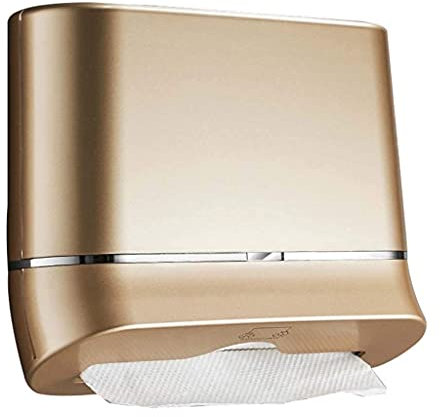 Dispensador de toallas de papel higiénico comercial con cerradura para servilletas, dispensador de toallas de mano multifold para montaje en pared, caja de toallas de papel para el hogar público
