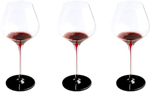 Habiba Weingläser Weingläser Strand Exquisites Rotweingläser-Set mit Weinbecher, großem Kelch, ideal für Patio-Glaswaren, 700 ml/23,6 Unzen Glaswaren Sauber