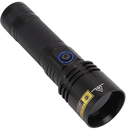 Linterna de Luz Negra Recargable de 365nm, Lámpara Ultravioleta de 20W, Linterna UV de Carga USB para NDT, Detección de Manchas Secas en Orina de Mascotas, Suministros para