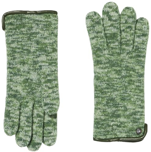 Roeckl Damen Klassischer Walkhandschuh Handschuh, Multi Green, 6.5