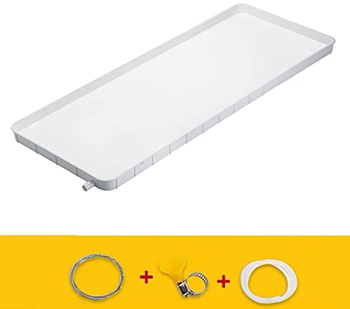 IDEAX Kunststoff-Kondensatablaufwanne AC-Ablaufarmatur Tropfschale PP-Klimaanlagen-Außeneinheit Wasserwanne Für Universal-Split-Klimaanlagen-Wärmepumpensysteme (Color : 1-2P, Size : 2m Hose)