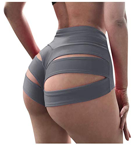 Gym Shorts Damen Radlerhose Kurze Sporthose Sport Shorts Fitness Yoga Hose Hotpants Kurze Hose Unterhosen Activewear Für Damen Unterhose Sexy Shorts Frauen Hotpants Festival Rave Pole Dance Outfit
