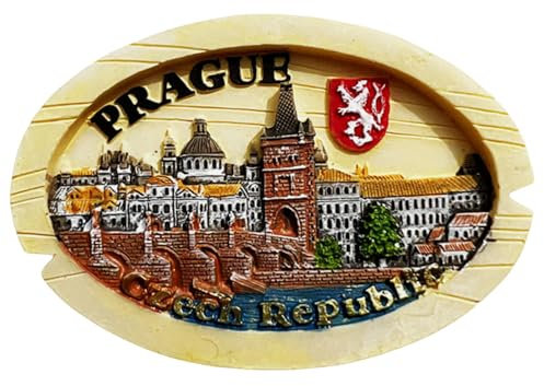 3D Prag Tschechische Republik Kühlschrankmagnet Reise-Souvenir Kühlschrank Magnetaufkleber handbemalt Handwerk