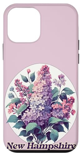 Custodia per iPhone 12 mini Lilla Fiori Lilla fiore Cespuglio New Hampshire