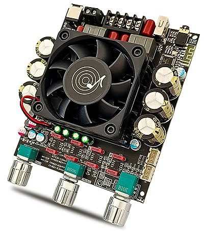 Qusedwey -3002T Bluetooth-Digitalverstärkerplatine 300WX2 2.0-Kanal-Stereoverstärker HiFi-Vorverstärker TPA3225 Subwoofer Einfache Bedienung A