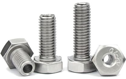 Tornillos pasantes de alta resistencia, Perno hueco M4 M5 M6 M8 M10 M12 M14 M16 M20 Tornillo de cabeza hexagonal exterior de acero inoxidable 304 con orificio pasante, M12 x 20 mm