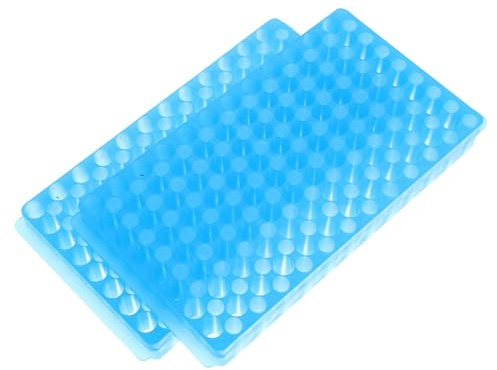 Cabilock 2pièces Support Pour Tubes à Essai Organisateur De Tubes à Centrifuger Avec Réutilisable Et Pratique Pour Laboratoire Et Enseignement