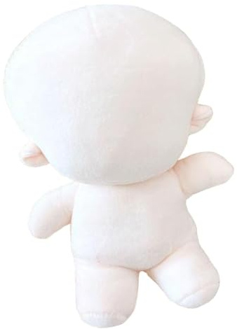 Peosaard Bambola di pezza, bambola di cotone da 7, 9 pollici, corpo grasso vuoto con scheletro, bambino di peluche per artigianato artistico fai-da-te, bambino morbido